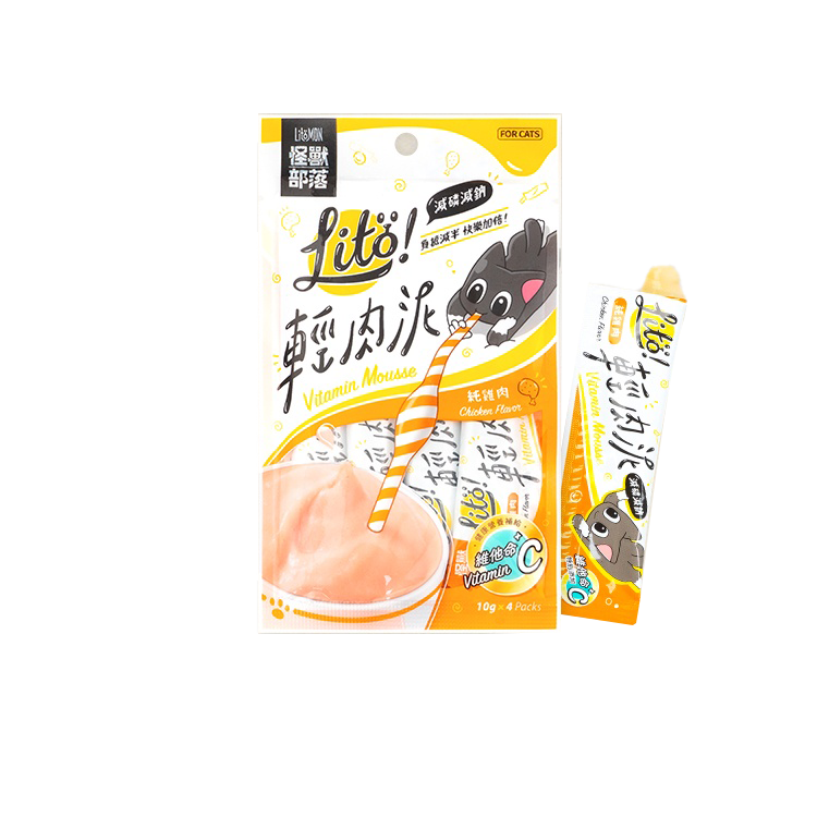 LitoMon怪獸部落 LITÖ! 輕肉泥 10g×4條入 / 1入