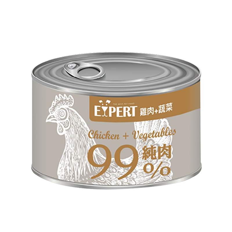 EXPERT 艾思柏 99%頂級純肉犬罐 MIT國產氣冷雞肉 165g