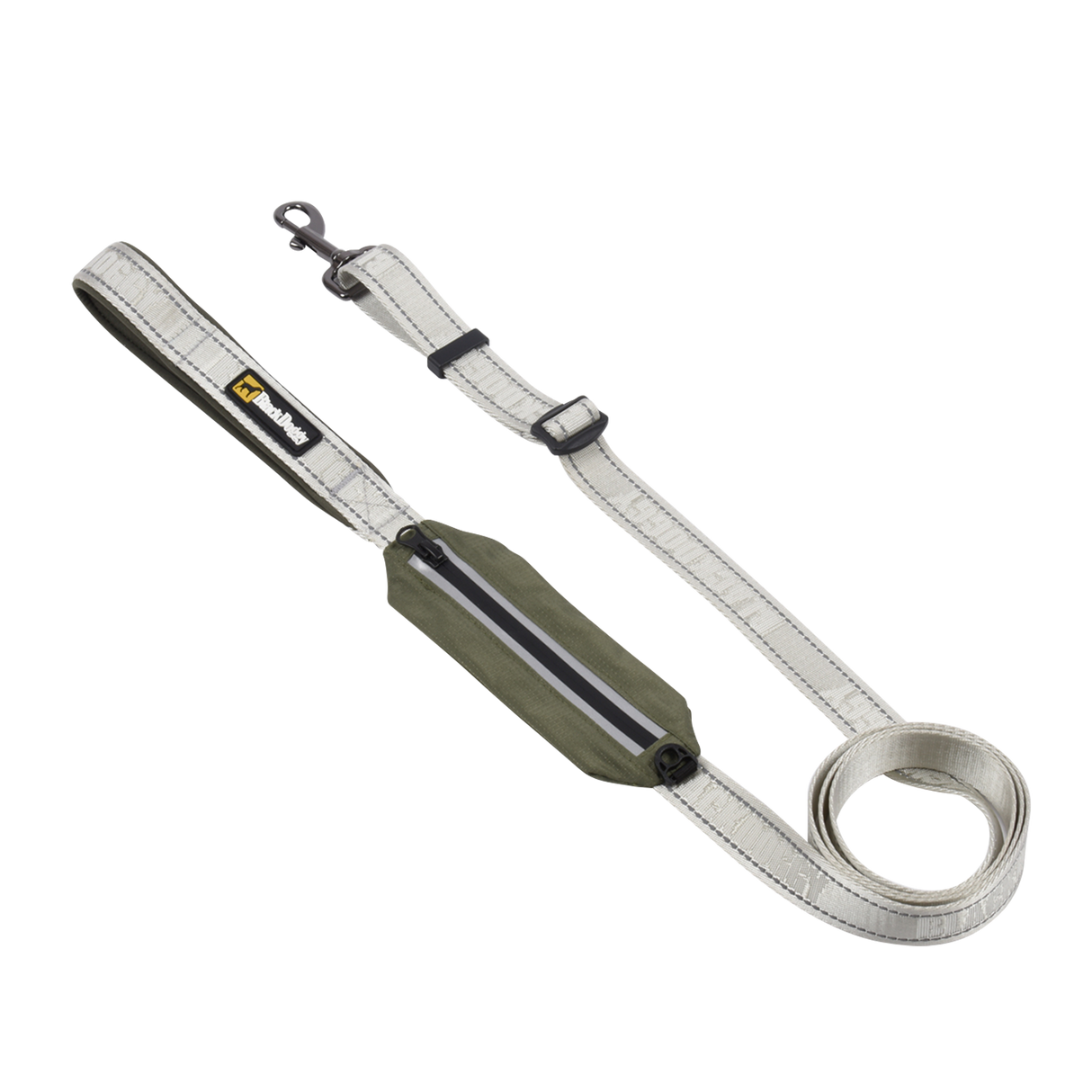 BlackDoggy 寵物戶外反光緹花便攜帶牽繩 / 反光項圈 2色