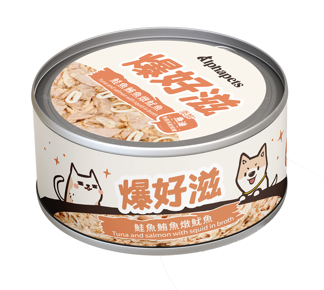 爆好滋 貓狗通用 無膠鮮肉湯罐 80g