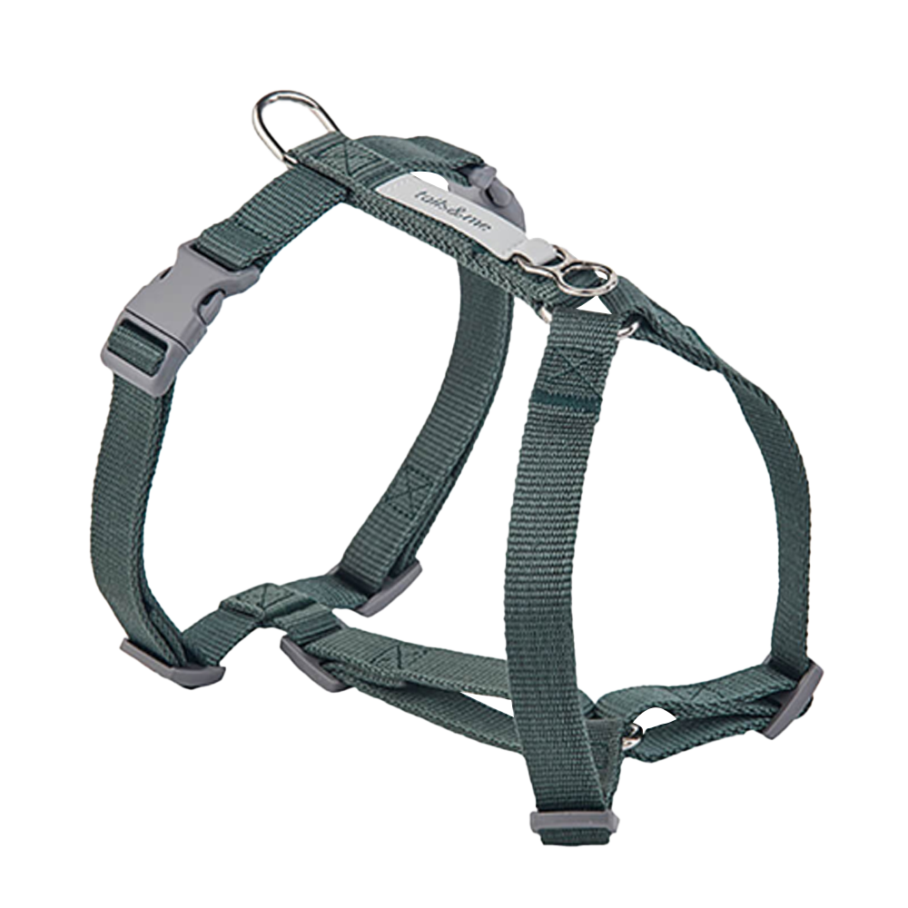 tails&me 尾巴與我 經典尼龍帶胸背帶 Nomo單色系列 寵物胸背帶