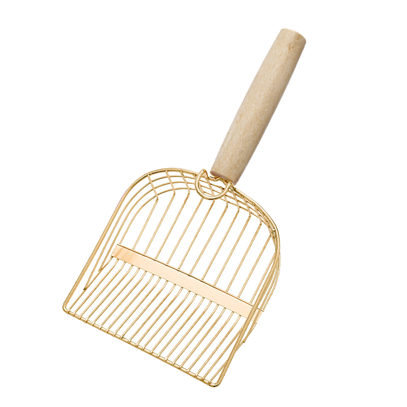 金屬電鍍貓砂鏟 大小間距設計 貓砂鏟