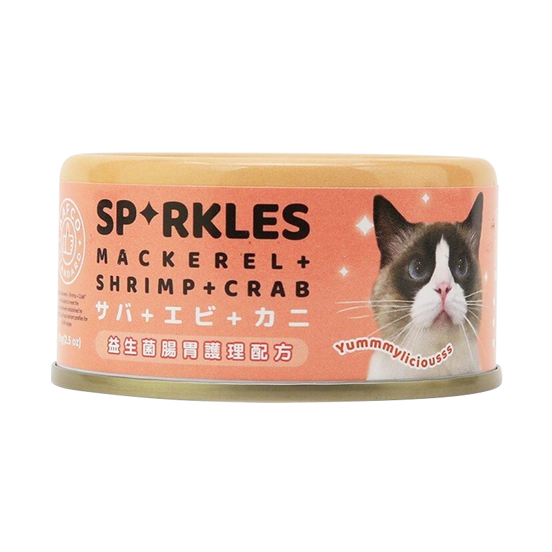 Sparkles SP 無膠無穀貓咪主食罐 貓罐頭 70g 7種口味