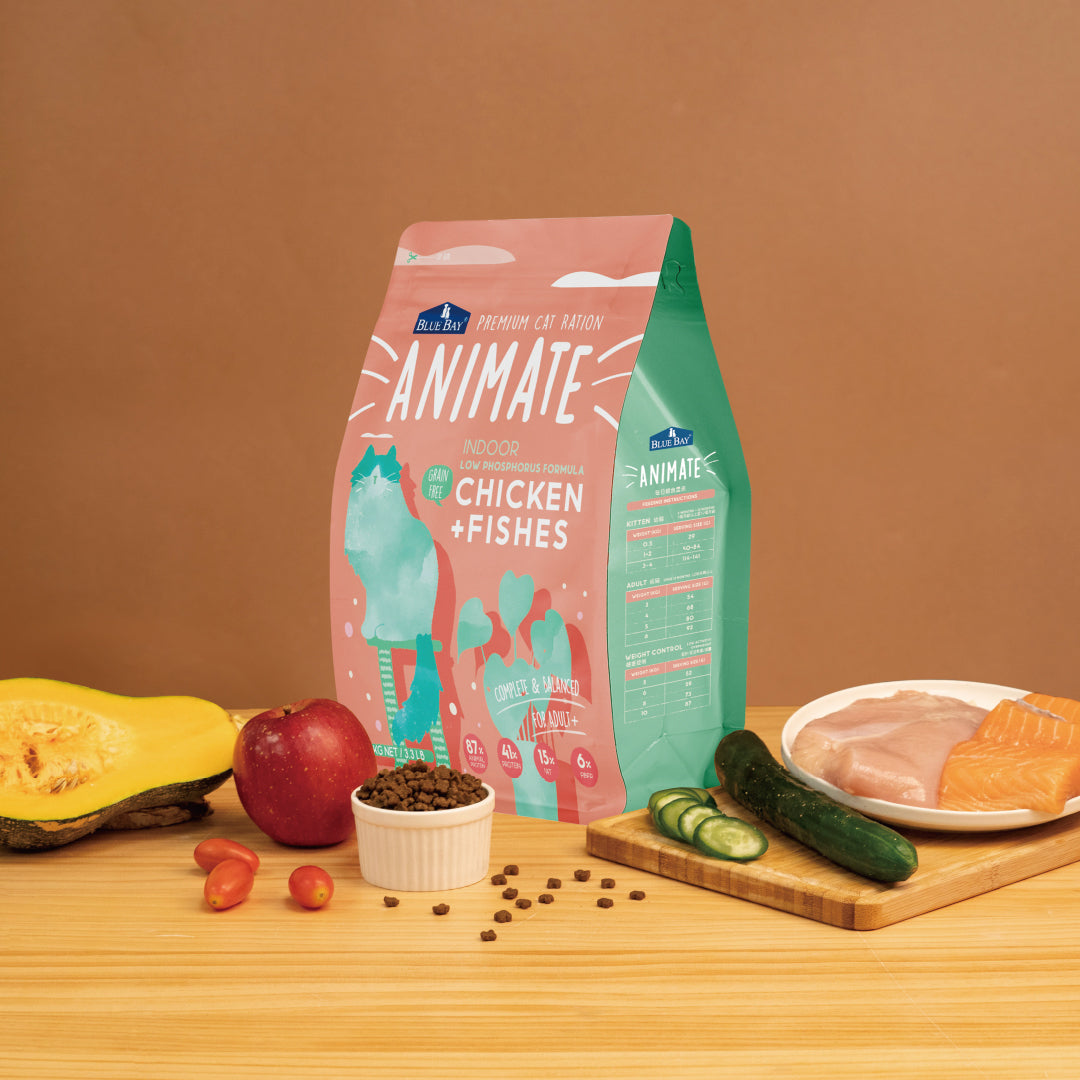 BLUE BAY倍力 Animate 無穀貓飼料 貓乾糧 1.5kg / 4.5kg