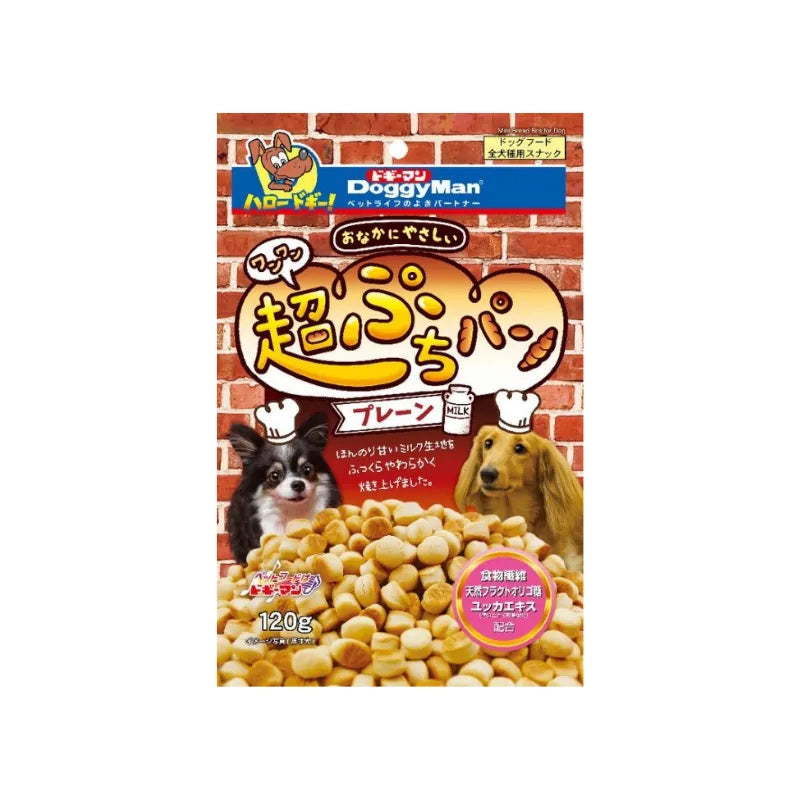 DoggyMan 多格漫 迷你麵包餅乾 120g|犬用奶香小麵包・訓練零食