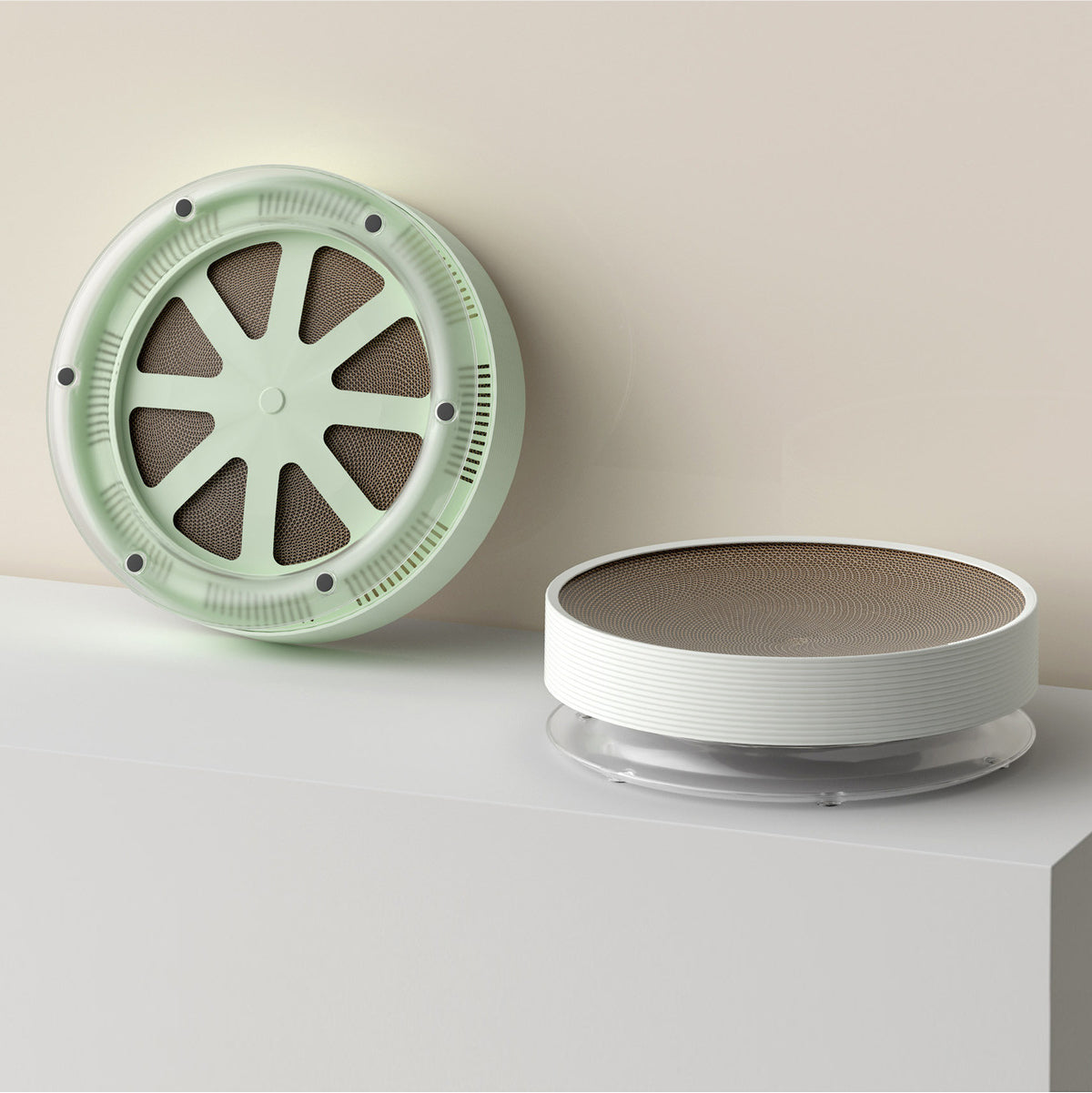 SOFT ZOO 三合一千層貓抓板 附贈貓草