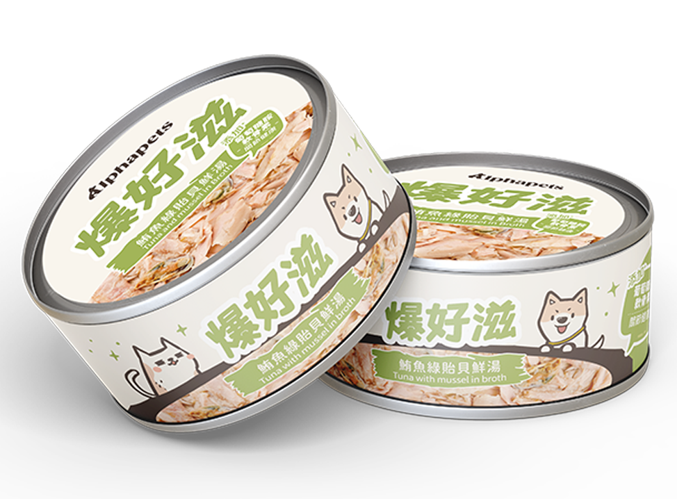 爆好滋 貓狗通用 無膠鮮肉湯罐 80g