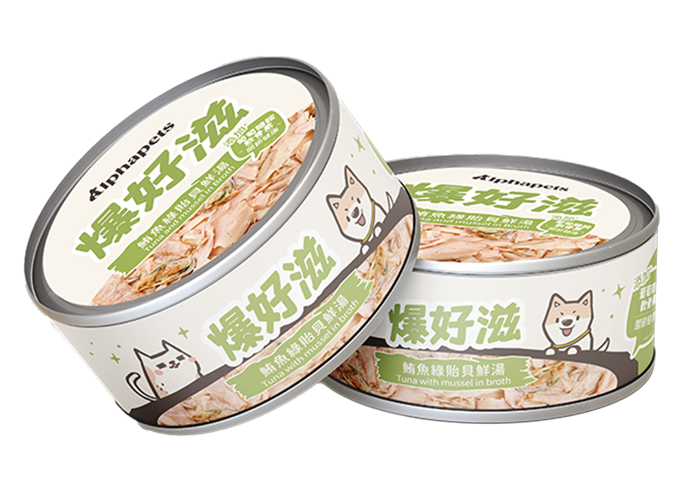 爆好滋 貓狗通用 無膠鮮肉湯罐 80g x 24罐/箱