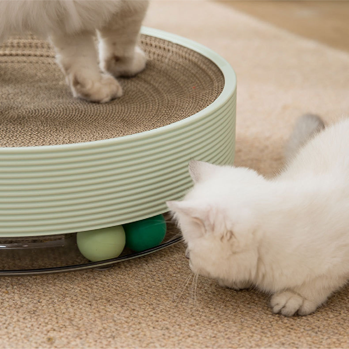 SOFT ZOO 三合一千層貓抓板 附贈貓草