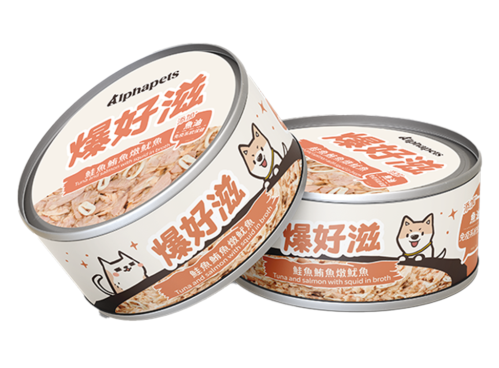 爆好滋 貓狗通用 無膠鮮肉湯罐 80g x 24罐/箱