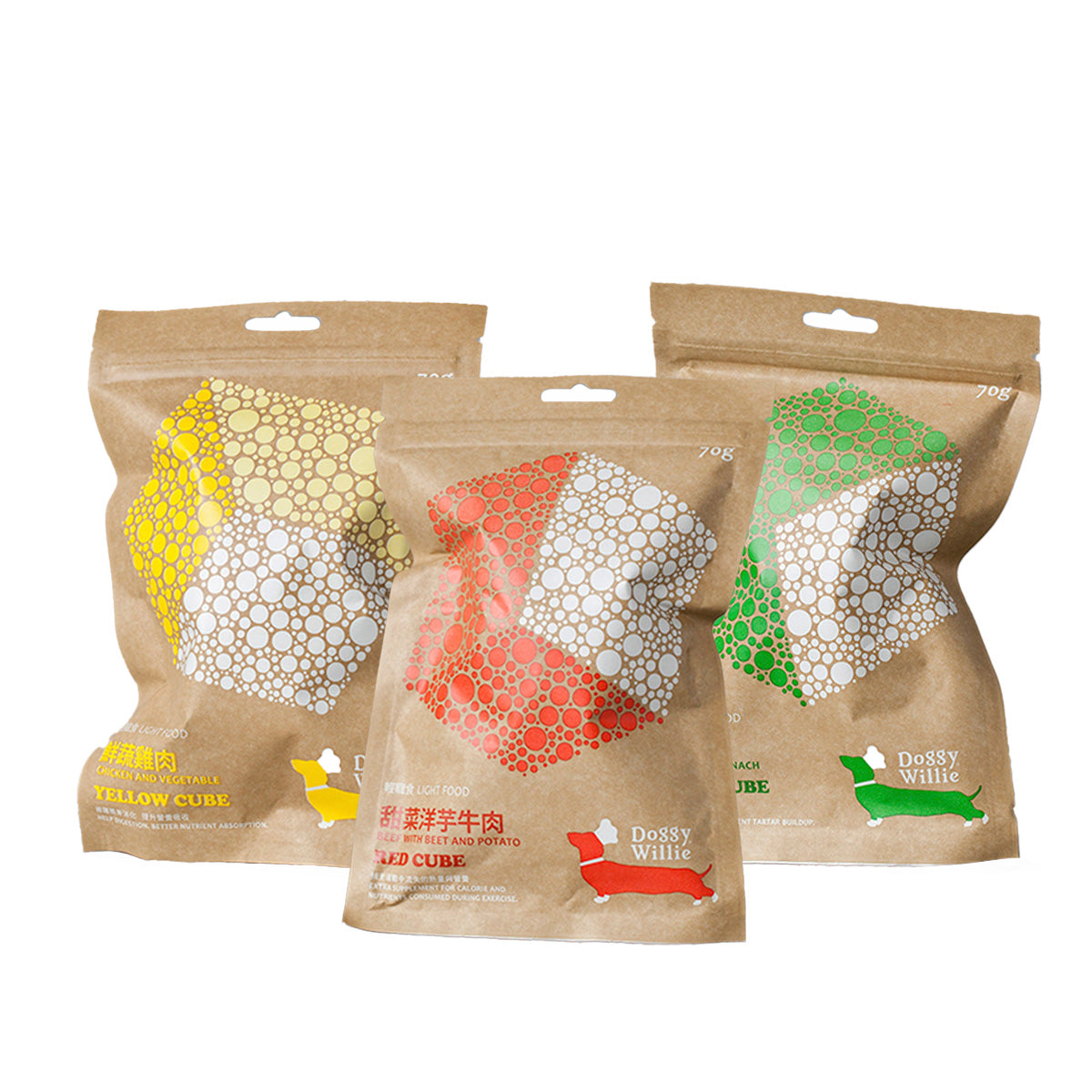 DoggyWillie小犬威利 纖維零食 70g