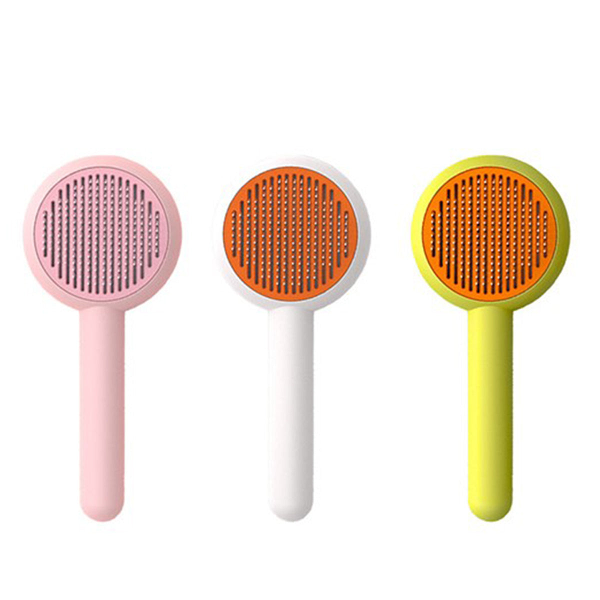 AIWO艾窩 甜甜圈寵物針梳 一鍵除毛 寵物梳