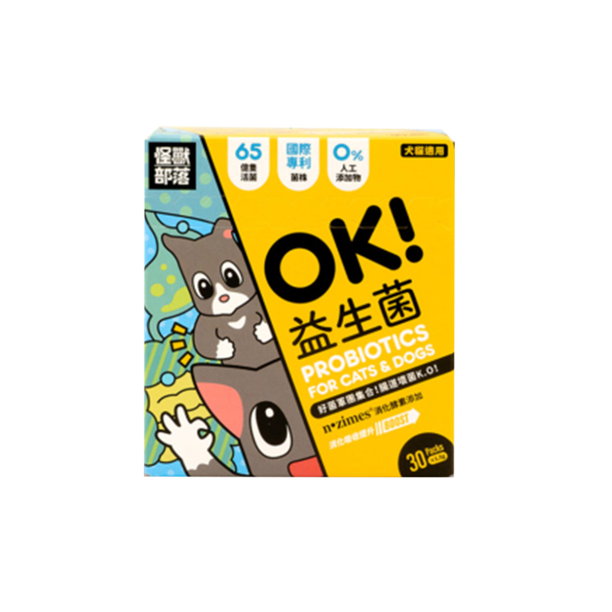 LitoMon怪獸部落 OK ! 益生菌 腸胃保健 犬貓適用 1.5g