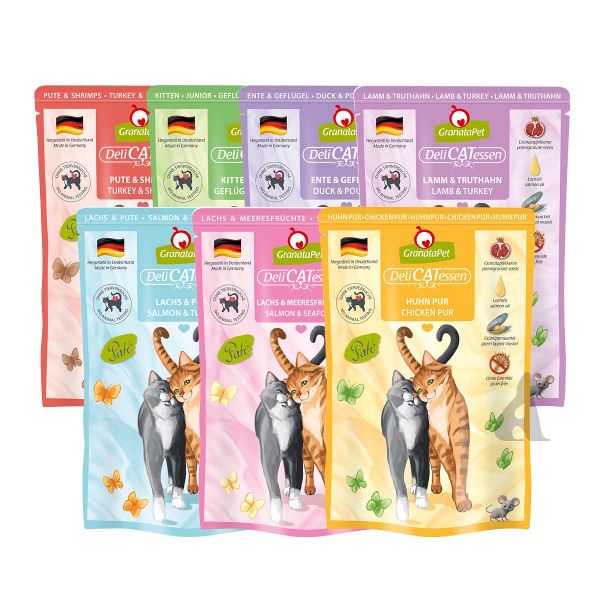 GranataPet葛蕾特 精緻食光貓餐包 多種口味 85g