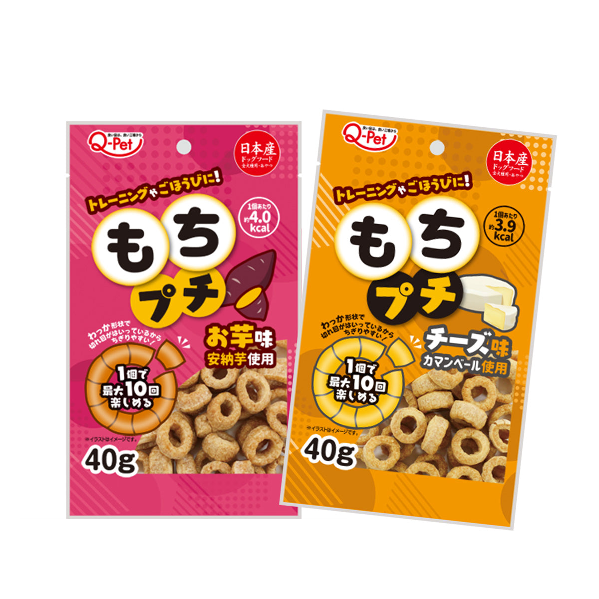 Q-Pet 巧沛 日本進口 起士小麻糬 安納芋小麻糬 40g