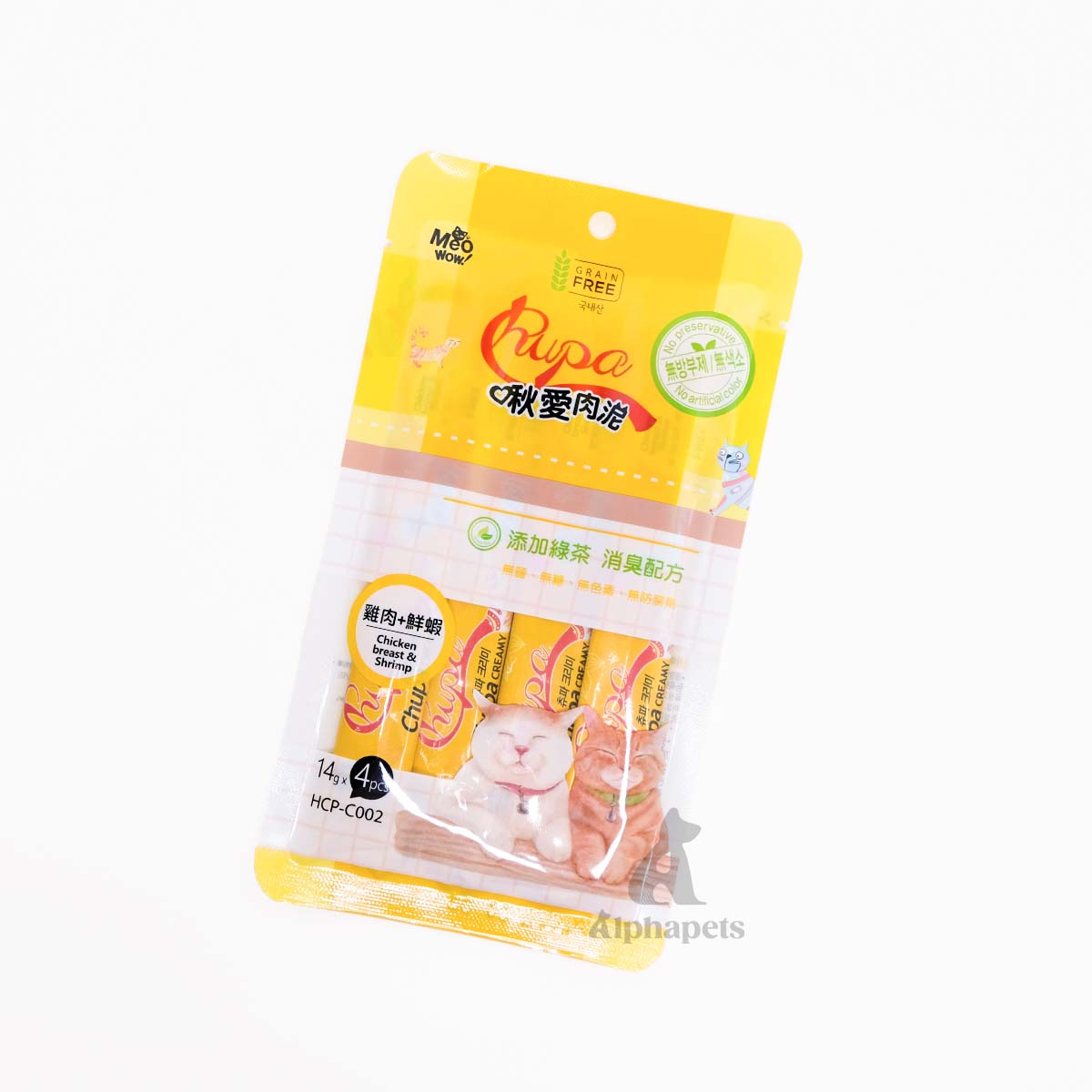 Meowow Chupa 啾愛肉泥 多種口味 14g×4包