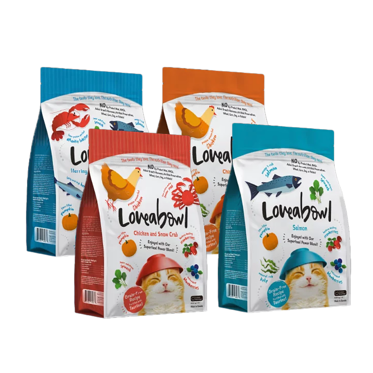 Loveabowl囍碗 全齡貓無穀天然糧 貓糧 貓飼料 1kg