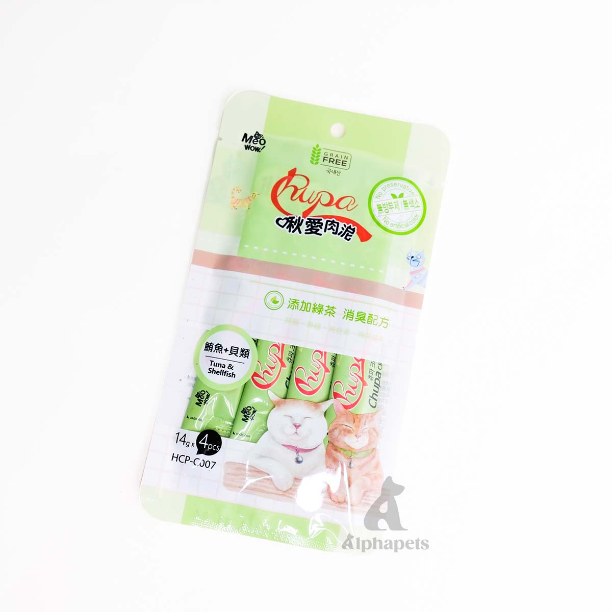 Meowow Chupa 啾愛肉泥 多種口味 14g×4包