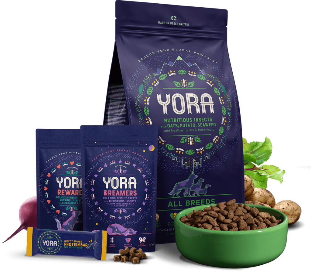 YORA 昆蟲蛋白質 低碳永續犬糧 全犬種 小型犬 減重老犬配方 1.5kg