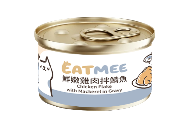 EATMEE易特咪 無穀貓罐 鮮嫩雞肉 鮪魚白肉系列 80g x 24 罐/箱