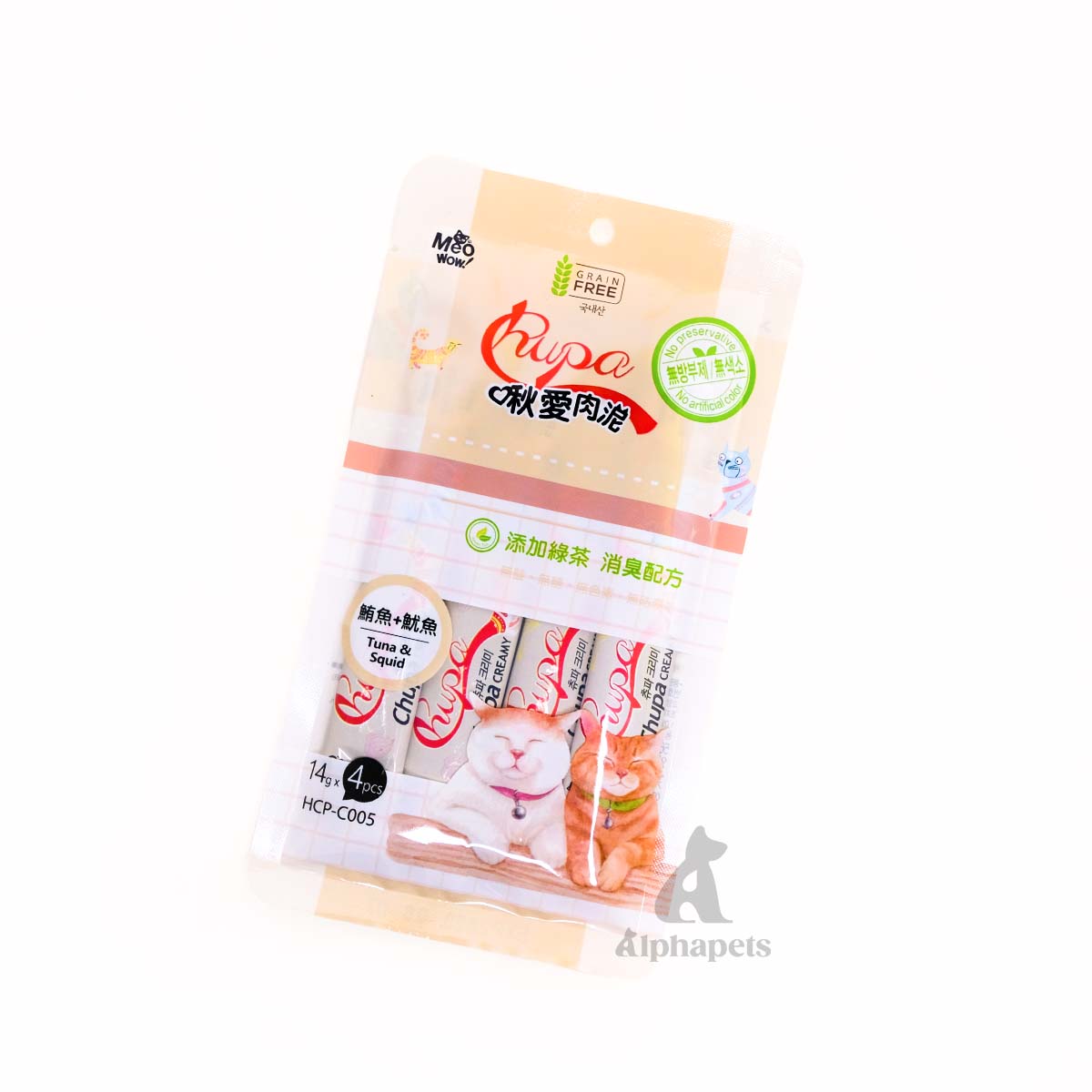 Meowow Chupa 啾愛肉泥 多種口味 14g×4包