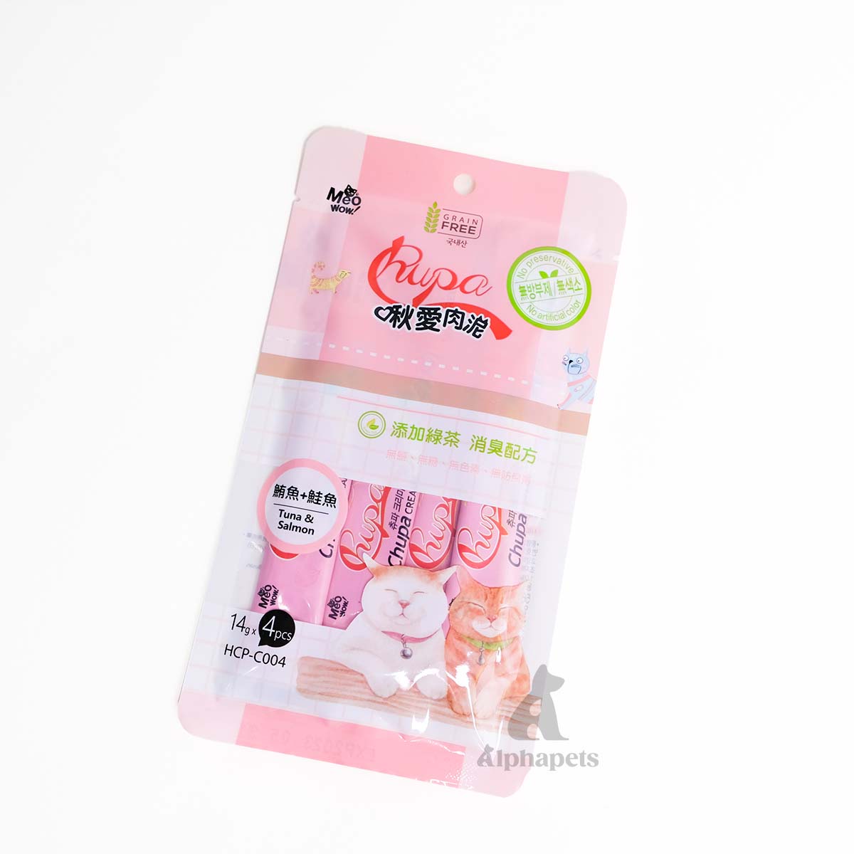 Meowow Chupa 啾愛肉泥 多種口味 14g×4包
