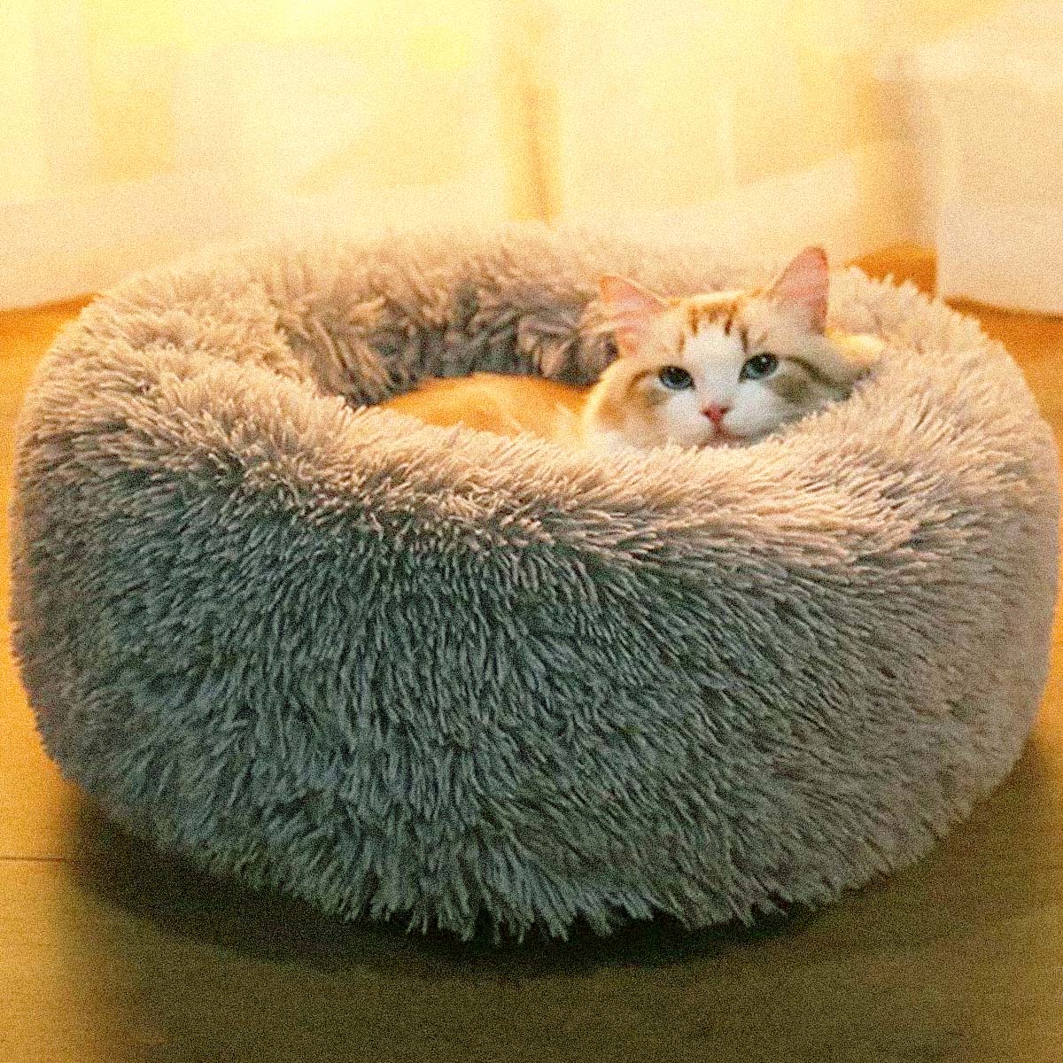 寵物絨毛深度睡眠窩 寵物睡窩 貓窩