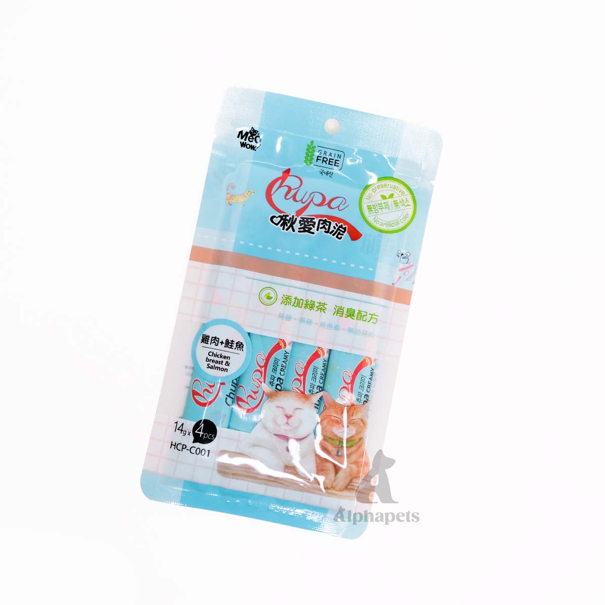 Meowow Chupa 啾愛肉泥 多種口味 14g×4包