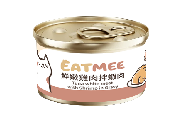 EATMEE易特咪 無穀貓罐 鮮嫩雞肉 鮪魚白肉系列 80g x 24 罐/箱