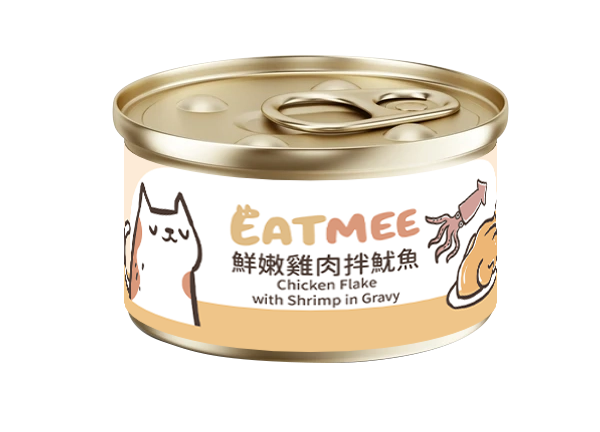 EATMEE易特咪 無穀貓罐 鮮嫩雞肉 鮪魚白肉系列 80g