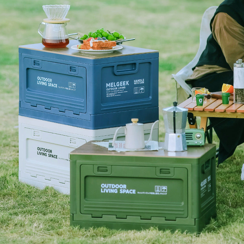 露營風戶外可折疊收納盒 3色