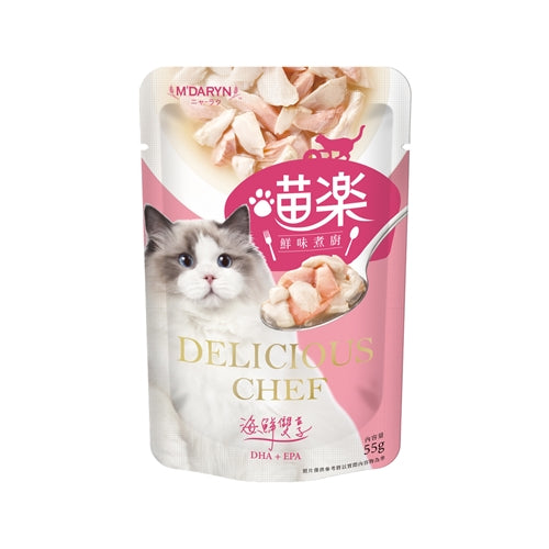MDARYN喵樂 鮮味煮廚系列 貓餐包 55g