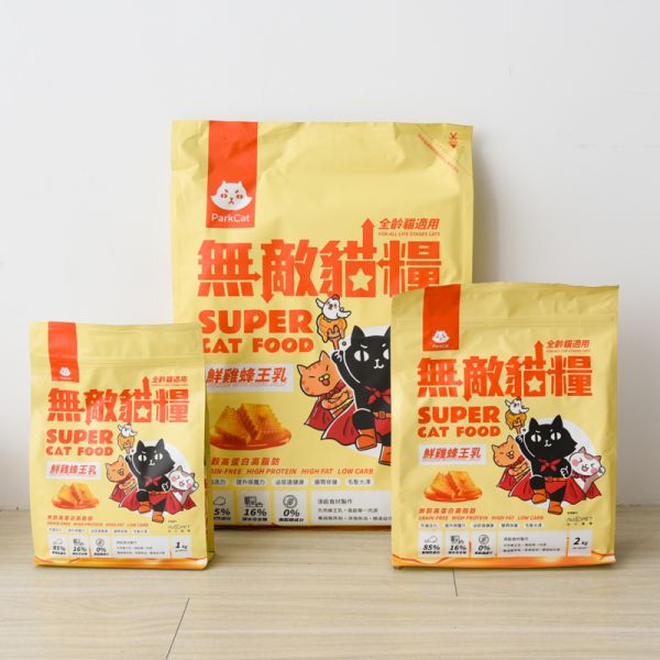 ParkCat貓樂園 無敵貓糧 鮮雞蜂王乳 1kg / 2kg / 6kg
