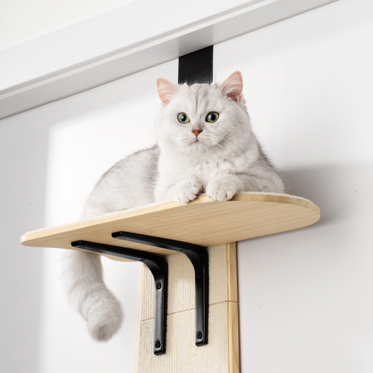 MewooFun喵乎汪也 門掛式貓跳台 貓抓板