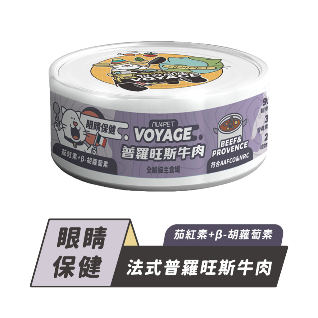 nu4PET陪心寵糧 世界風味罐 80g 低磷貓罐