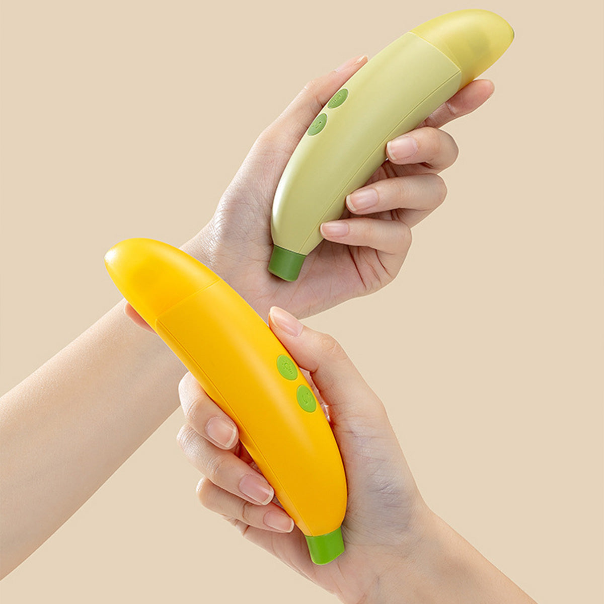 AIWO艾窩 香蕉寵物充電式磨甲器 黃色 綠色 咖啡色