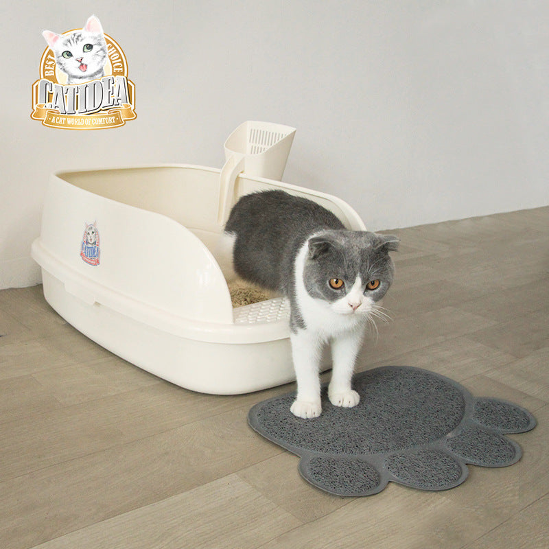 貓樂適 半封閉式貓砂盆 麵包貓砂盆 白色4升 8升 15升