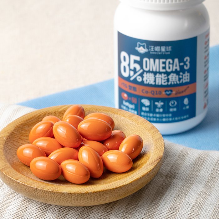 DogCatStar汪喵星球 85% OMEGA-3 機能魚油 60顆