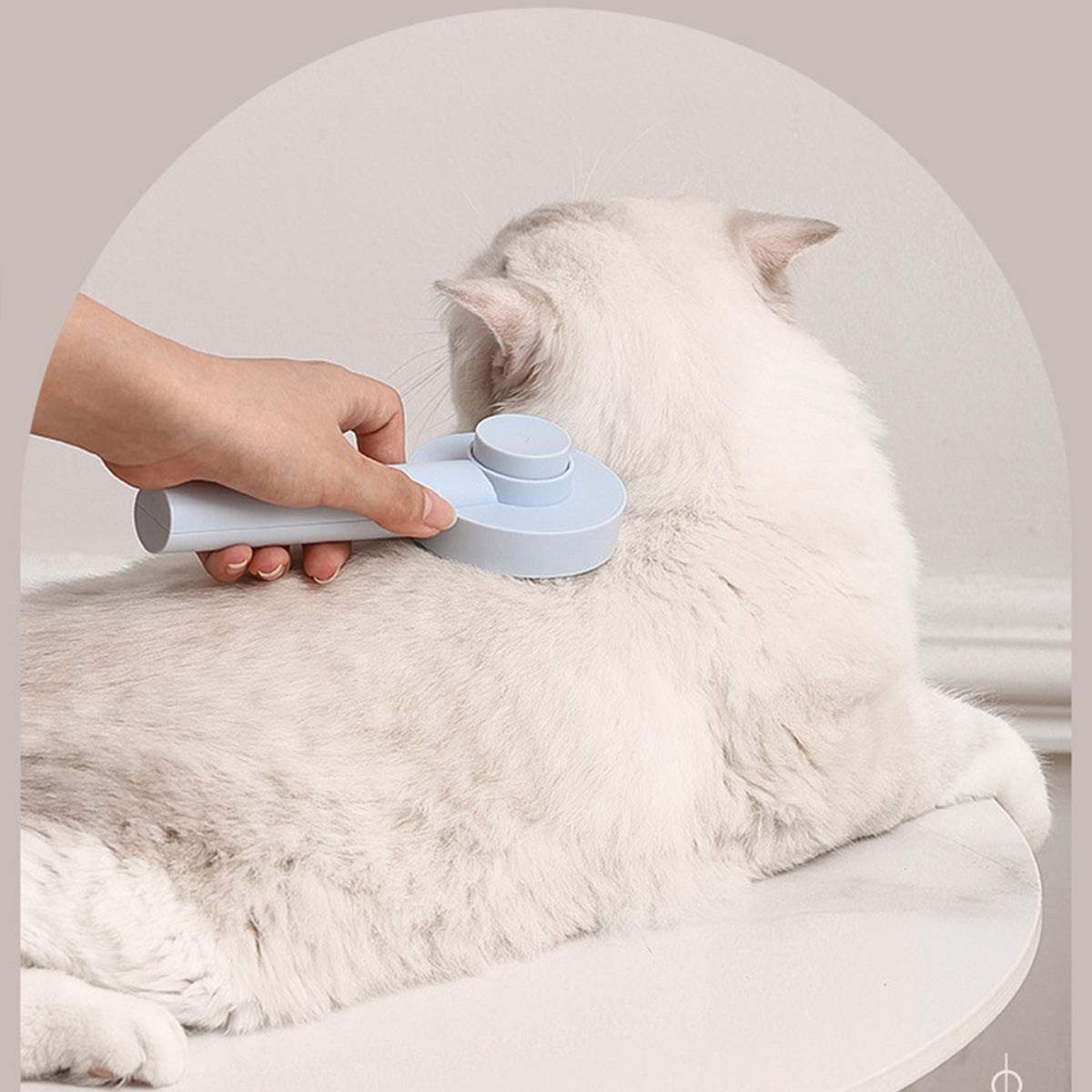 AIWO艾窩 NO.9號寵物針梳 一鍵除毛