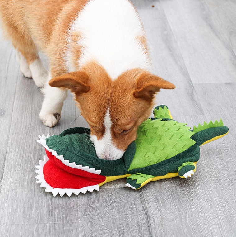 DogLemi多樂米 嗅聞益智訓練藏食玩具 鱷魚