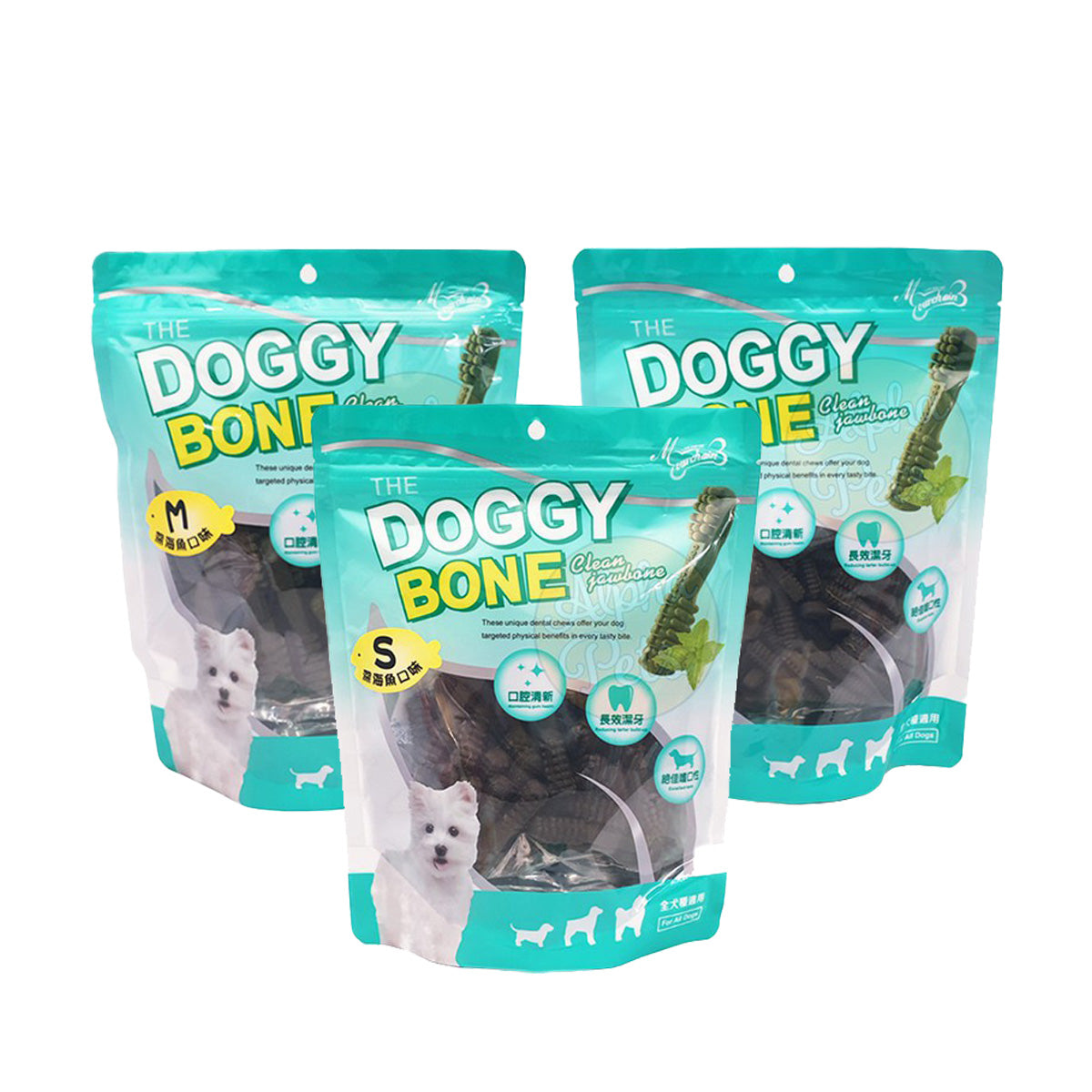 DoggyBone多奇棒 超效潔牙骨 深海魚潔牙骨 XS / S / M