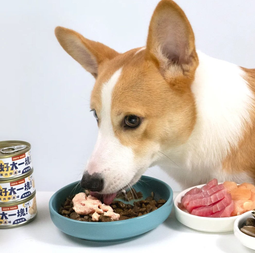 HeroMama 好大一塊!原肉燉湯罐 80g 單罐 副食罐 貓副食罐 狗副食罐