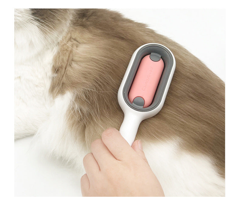 引力清潔除毛梳 寵物清潔 免洗濕巾粘毛器 薄荷綠