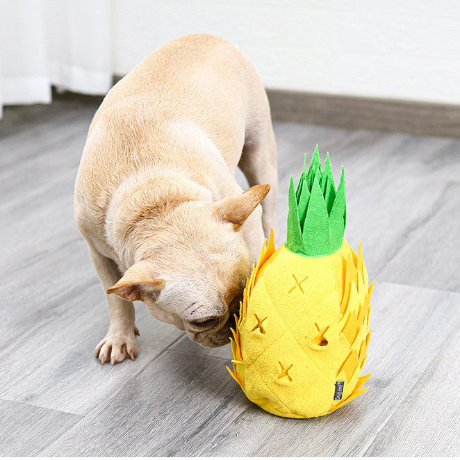 DogLemi多樂米 鳳梨造型寵物嗅聞玩具
