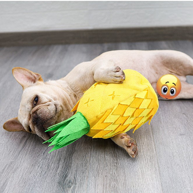 DogLemi多樂米 鳳梨造型寵物嗅聞玩具