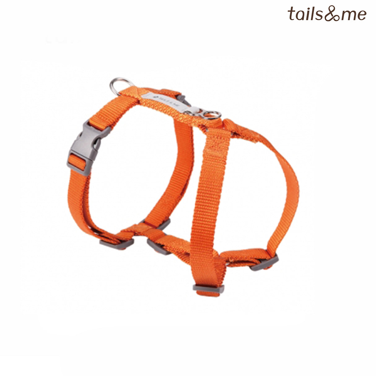 tails&me 尾巴與我 經典尼龍帶胸背帶 Nomo單色系列 寵物胸背帶