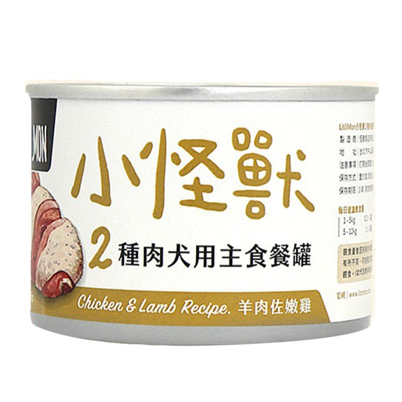 LitoMon怪獸部落 小怪獸 犬用無膠主食餐罐 82g / 165g