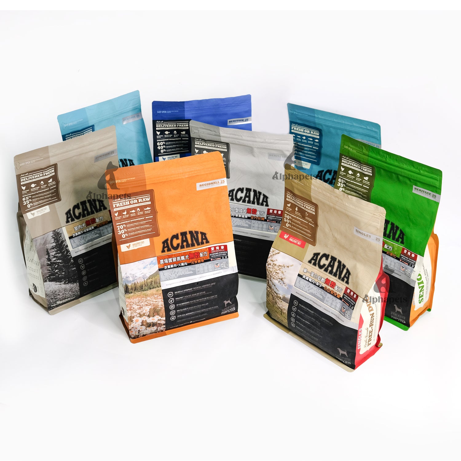 ACANA愛肯拿 無穀配方犬糧 挑嘴幼犬 挑嘴成犬 低卡室內犬 老犬無穀  2kg / 6kg