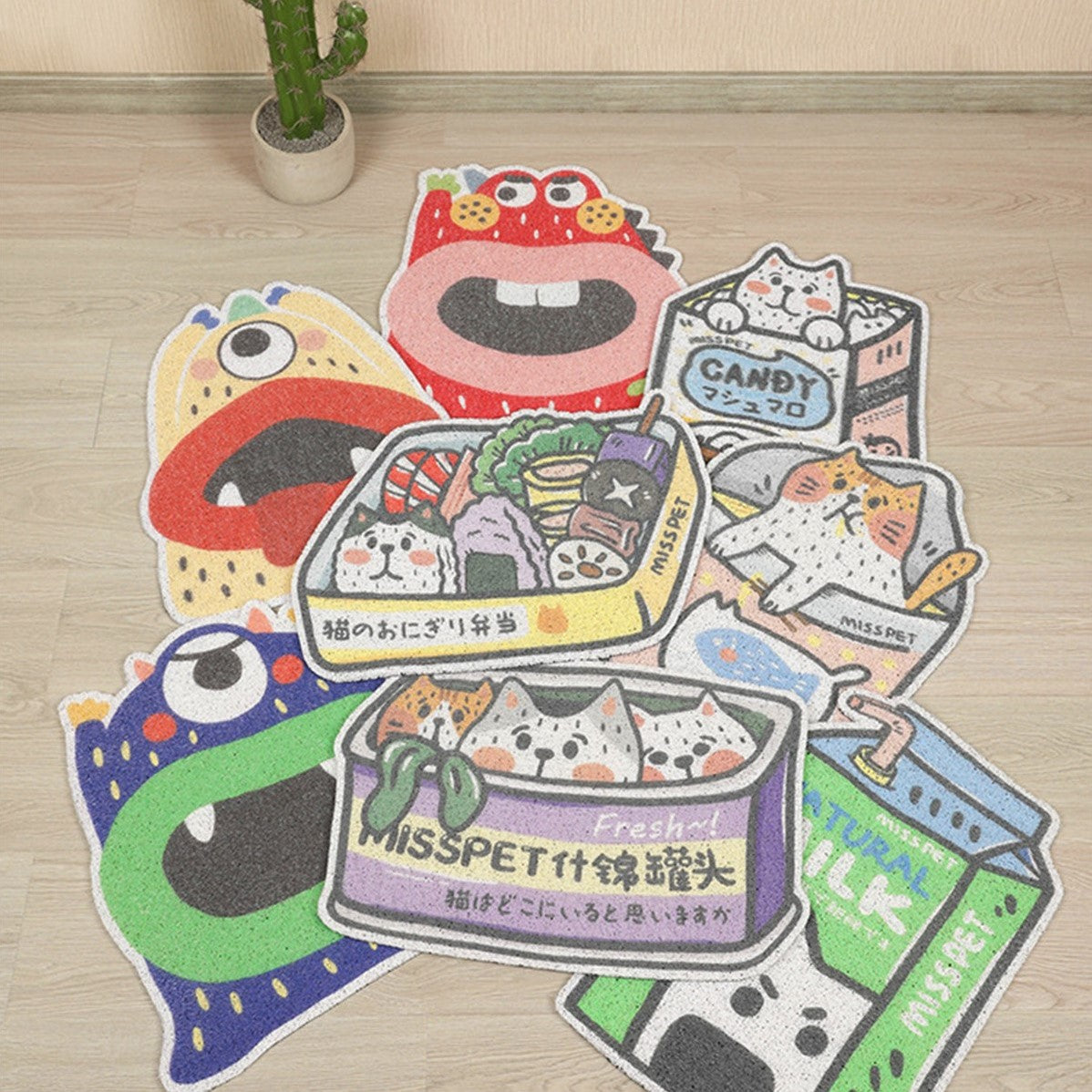 Misspet 小賣部如花小姐貓砂墊 貓砂盆腳墊