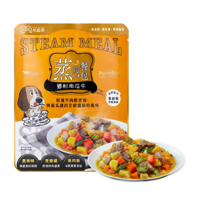 Maoup毛起來 蒸的餐包 150g 寵物鮮食